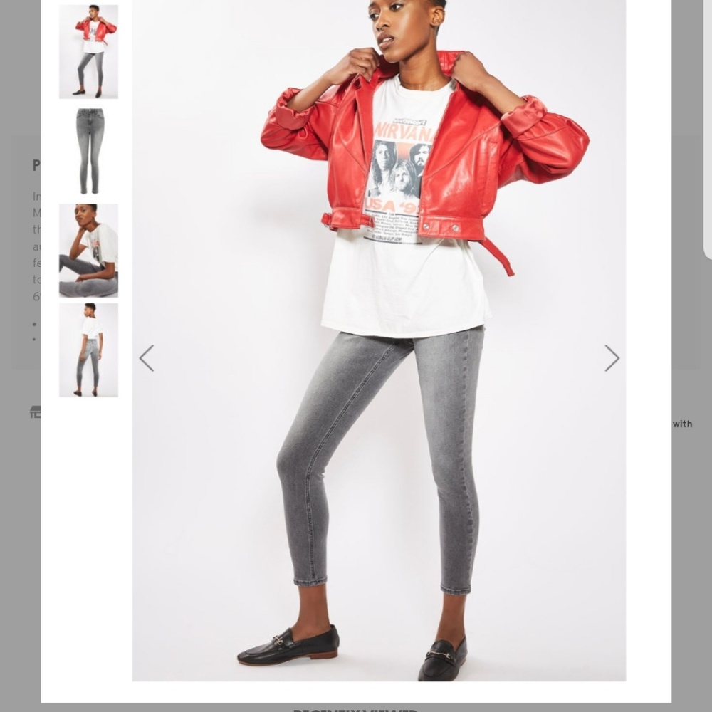 Topshop moto jamie jeans